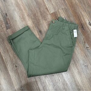 NWT Old Navy OG Chino Green Khaki Pants Large